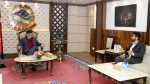 प्रधानमन्त्री दाहाल र गृहमन्त्री लामिछानेबीच भेटवार्ता